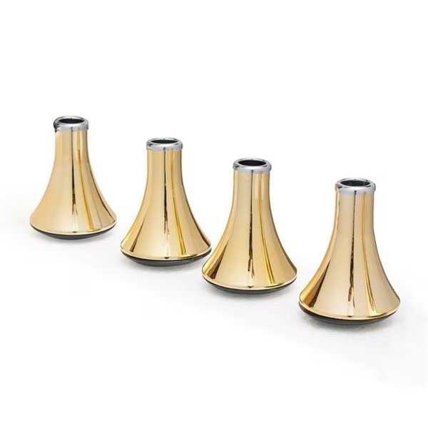 Inroom Furniture Designs B1302G-4 Bedframe Glides Set of 4 - Gold, Inroom Furniture Designs, Mfr#: B1302G-4